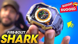 Budget RUGGED SMARTWATCH Under ₹2000 Rs ⚡️ FireBoltt SHARK Smartwatch Review [upl. by Robyn955]