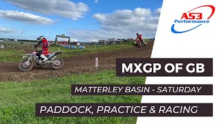 2023 MXGP of Great Britain Matterley Basin Paddock Walk Practice amp Racing mxgp mx2 mx emx [upl. by Kcirdahc]