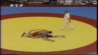 Adam Saitiev vs Leipold 1999 WCh after 25 sec [upl. by Porte449]