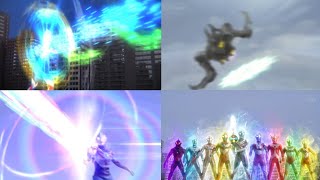 Ultraman Orb Origin All Technique [upl. by Mun]