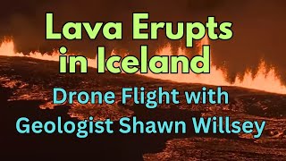 Icelands Impressive Eruption Livestream from Geologist Shawn Willsey [upl. by Cedar]