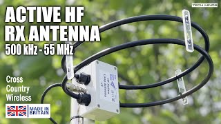 HF Active RX Loop Antenna 500 kHz to 55 MHz Magnetic Loop [upl. by Issac933]