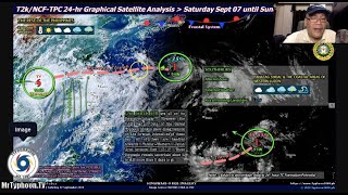 Sept 7–9 2024 Update 2 LPAs Namuo…94W Patungong Taiwan While 95W Dadaan Malapit Sa Guam [upl. by Euqor]