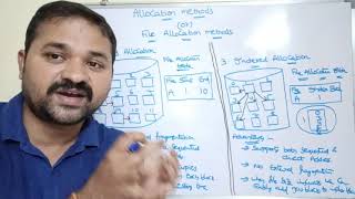 Allocation Methods  File Allocation Methods  Contiguous  linked  indexed  chain  os  files [upl. by Enautna]