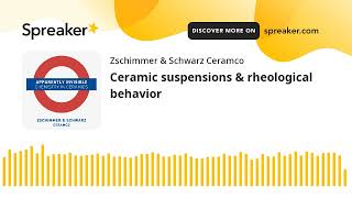 Ceramic suspensions amp rheological behavior [upl. by Seuqramed854]