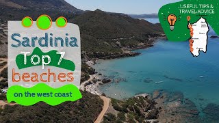 Sardinia  Top 7 beaches on the West Coast  travel info amp useful tips [upl. by Farrah]