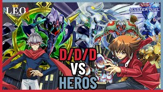 DDD vs every HERO YuGiOh Master Duel [upl. by Oironoh]