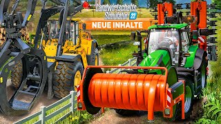 LS22 Neue VOLVO Maschinen Forstmap und GÜLLE DLC  Farming Simulator 22 Platinum Edition [upl. by Edelsten222]