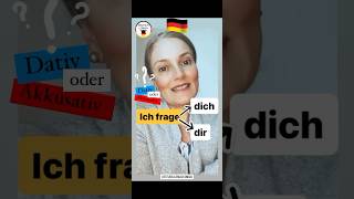 🇩🇪“fragen“ mit Dativ oder Akkusativ🇩🇪 estudealemãocomigo deutschkurs cursodealemão [upl. by Ranique728]