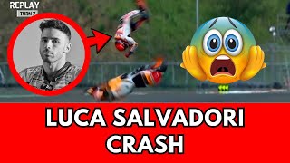 Luca Salvadori Crash Video  Luca Salvadori Accident Video  Luca Salvadori Last Video [upl. by Anelegna]