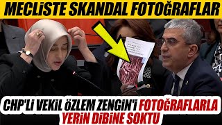 Mecliste Skandal Fotoğraflar CHPli Vekil Özlen Zengini Mecliste Yerin Dibine Soktu [upl. by Romeyn]