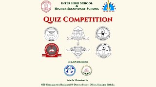 INTER HIGH SCHOOL amp HIGHER SECONDARY SCHOOL QUIZ COMPETITION  Organised by MZP Hqrs Hnahthial [upl. by Arded]