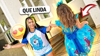 TRANSFORMEI MINHA IRMÃZINHA EM UMA PRINCESA PARA O ANIVERSÁRIO DELA [upl. by Anaeed53]