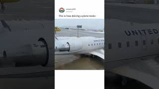 This is how deicing a plane looks like [upl. by Tobi]