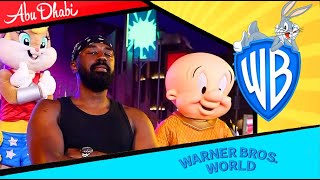 Xzit Thamer Vlog in Warner Bros World Abu Dhabi [upl. by Timus]