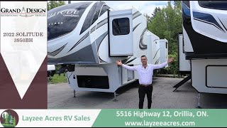 2022 Grand Design Solitude 3950BH  Layzee Acres RV Sales [upl. by Attennyl]