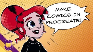 The FASTEST Process for Making COMICS in Procreate on the iPad [upl. by Spike]