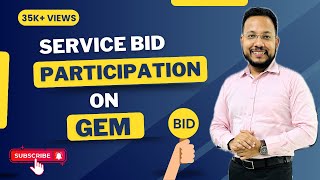 CLASS9  Service Bid Participation on GeM  GeM Service Bid  Service Tender Process  GeM Training [upl. by Malia]