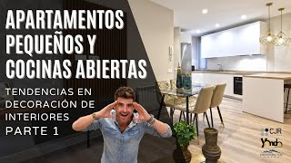 TENDENCIAS DECORACION INTERIORES 2024 ¡Apartamentos pequeños y Cocinas pequeñas PARTE 1 CJR [upl. by Nauquf]