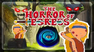 Adventure Timess EXISTENCIAL HORROR Episode Hall of Egress [upl. by Sanfred]