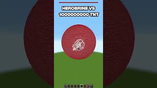 100000000000000 de tnt vs herobrine😱😱😵😵shotsminecraftherobrine [upl. by Leif]