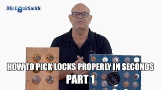 How To Pick Locks Properly In Seconds Part 1  Mr Locksmith™ [upl. by Amandi]