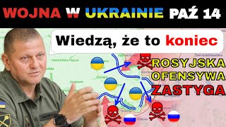 14 PAŹ MASAKRA Rosjanie TRACJĄ 1030 ŻOŁNIERZY 75 CZOŁGÓW I OPANCERZONYCH POJAZDÓW W DZIEŃ  Wojna [upl. by Aletta]