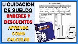 LIQUIDACION DE SUELDO TUTORIAL 2 de 4 [upl. by Asta]