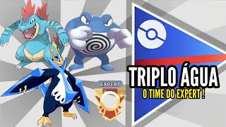 TRIPLO ÁGUA GARANTINDO O EXPERT  Pokémon GO  Great League [upl. by Tillman]