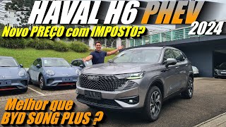 Avaliação HAVAL H6 PHEV 2024  O Híbrido mais completo do Brasil Melhor que BYD SONG PLUS [upl. by Kaylyn]