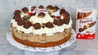 Kinder Bueno Torte  Haselnusstorte [upl. by Ihp559]