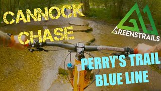 RECOMMENDED Perrys Trail  New For 2021  The Family Friendly Blue MTB Trail at Cannock Chase [upl. by Tama]