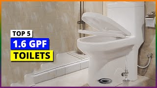 Best 16 gpf toilet in 2024  Top 5 Flushing Toilets Review [upl. by Moria926]