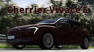 Realistic BeamNG Driving  Cherrier Vivace E [upl. by Nalim]