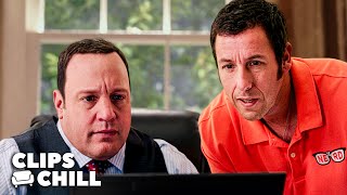 Adam Sandler Meets President Kevin James  Pixels [upl. by Allerim426]