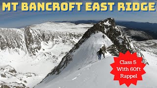 Colorado 13ers Mt Bancroft East Ridge Winter Hike Guide [upl. by Saiff805]