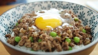 Cantonese Minced Beef with Egg Over Rice  窩蛋牛肉 [upl. by Nirat]