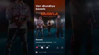 Bawla badshah song status [upl. by Georgi427]