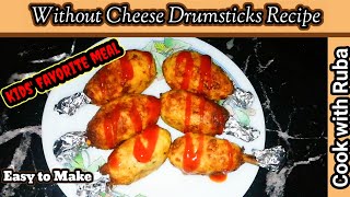 DrumSticks  DrumSticks Easy Recipe  Without cheese DrumSticks Recipe by CookWithRubaa [upl. by Somerville]