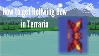 How to get Hellwing Bow in Terraria [upl. by Seugirdor653]