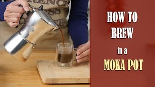 How to make Moka Pot Coffee with Stovetop Espresso Coffee Maker [upl. by Randell]