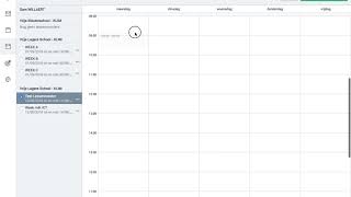 2 Het maken van een lessenrooster [upl. by Inittirb]