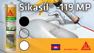 Sikasil® 119 MP MultiPurpose  White Black Transparent [upl. by Emmer]