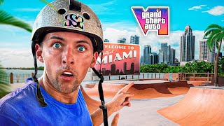 Je Teste le Skatepark de GTA 6 à Miami [upl. by Philemol]