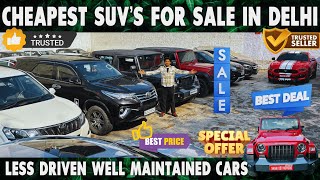 2024 Cheapest SUVs For Sale In Delhi  Less Driven Well Maintained Cars On Sale [upl. by Selmner]