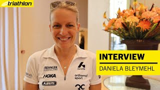 Daniela Bleymehl „Die Radstrecke liegt mir“  IronmanWM Nizza 2024 [upl. by Donalt]