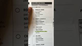 ASI se VOTA POR PRESIDENTE en Estados Unidos 🇺🇸 [upl. by Concha]