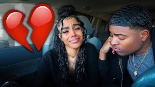 BREAK UP PRANK ON GIRLFRIEND SHE CRIED [upl. by Ahsilrac]