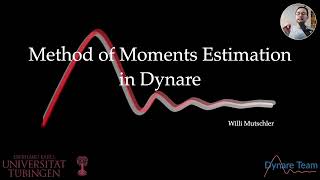 Method of Moments GMM and SMM Estimation in Dynare 47 and 5 [upl. by Suiradel]