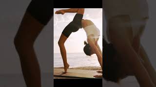 Beautiful girl yoga poses  Yoga video  Health and fitness  Yoga and meditation  Yoga shots [upl. by Onairpic]